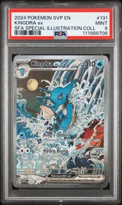 2024 POKEMON SVP PROMO SPECIAL ILLUSTRATION COLLECTION #131 KINGDRA EX PSA 9 - Image 1