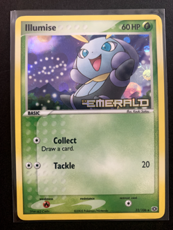 2005 Pokemon EX Emerald 32 Illumise-reverse Foil - Image 1