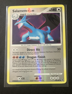 2007 Pokemon Diamond & Pearl Secret Wonders 18 Salamence-reverse Foil - Image 1