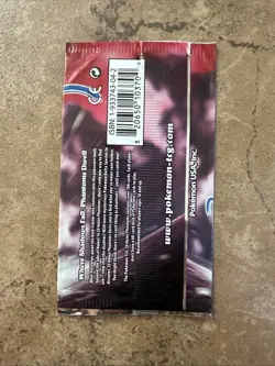 Pokemon EX Holon Phantoms Empty Booster Wrapper Gyarados Art NO CARDS - Image 2