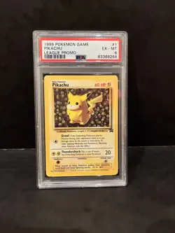 Pokemon Card - Pikachu League Black Star Promo PSA 6 - 1999 - x3 available - Image 3
