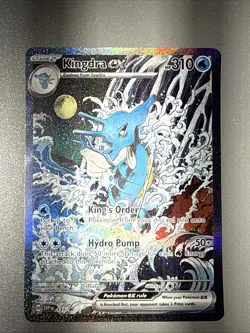 Kingdra EX #131 Scarlet & Violet Promo Card MP Moderate Play - Image 1