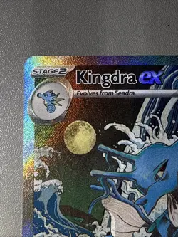 Kingdra EX #131 Scarlet & Violet Promo Card MP Moderate Play - Image 2