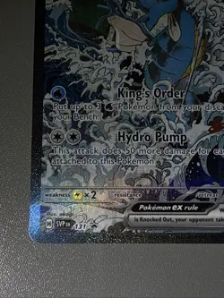 Kingdra EX #131 Scarlet & Violet Promo Card MP Moderate Play - Image 5