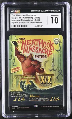 THE MEATHOOK MASSACRE Innistrad Remastered Movie Poster Foil CGC 10 MTG - Image 1