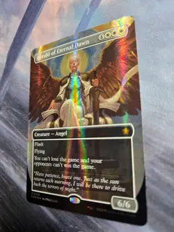 Herald of Eternal Dawn (Borderless) (Mana Foil) Foundations Foil 368 - Image 2