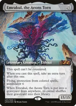 Emrakul, the Aeons Torn - Foil Extended Art UMA NM MTG - Image 1