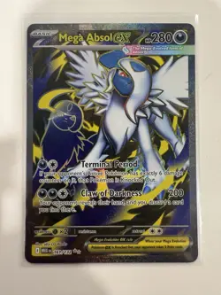 Pokemon TCG-Mega Absol EX 161/132 Full Art Ultra Rare Me01 Mega Evolution NM/M - Image 1