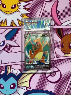 Pokemon TCG - Charizard V 153/172 - Brilliant Stars - Full Art - Graded - ACE 10 - Image 1