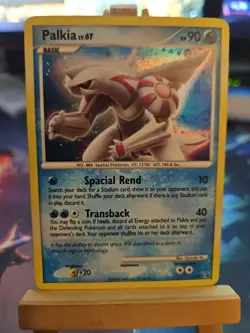 Pokemon Palkia TCG LV. 67 Diamond & Pearl DP27 Holo Rare Black Star Promo LP - Image 1