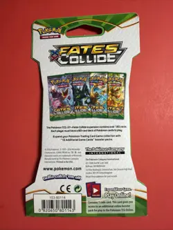 Pokemon 2016 XY Fates Collide Booster Pack Delphox Sleeved New Sealed!! 820650801143 - Image 2