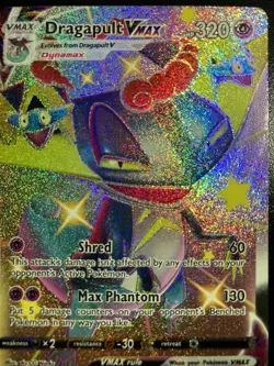 Dragapult VMAX [SWSH097] JUMBO, Oversized, Shiny Black Star Promo, Pokemon TCG - Image 2