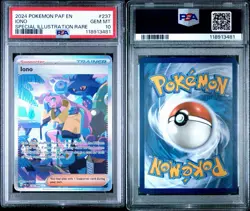 2024 POKEMON PAF EN IONO SPECIAL ILLUSTRATION RARE 237/091 PSA 10 - Image 3