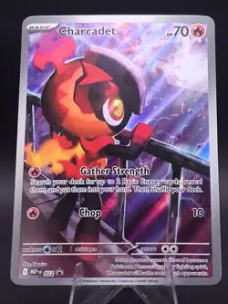 Charcadet 022 MEP Black Star Promo Phantasmal Flames ETB Holo Pokemon NM - Image 2