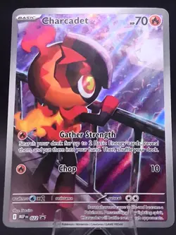 Charcadet 022 MEP Black Star Promo Phantasmal Flames ETB Holo Pokemon NM - Image 3
