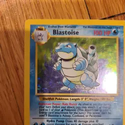 1999 Blastoise Holo Rare Pokemon Card TCG 2/102 Base Set Near Mint - Image 2