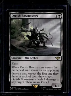 MTG Magic Lord of the Rings #103 Orcish Bowmasters Rare (D) - Image 1
