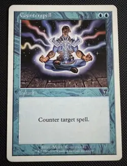 MTG Counterspell - 7th Edition Lightly Played English - Image 1
