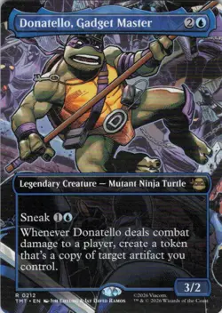 MTG Donatello, Gadget Master (Borderless) (212) | NM | TMNT {TMT} - Image 1