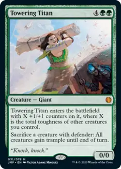 Mint/Near-Mint, English - 1 x MTG Towering Titan Jumpstart - Image 1