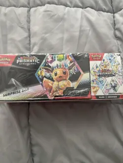 Pokemon TCG Prismatic Evolutions Surprise Box and Booster Bundle - Image 1