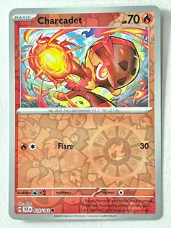 Charcadet 029/142 Reverse Holo Common Stellar Crown Pokemon Pack Fresh Near Mint - Image 3