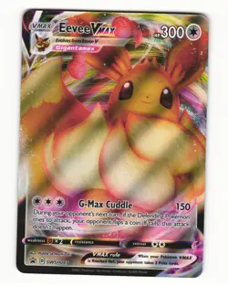Eevee VMAX SWSH087 Promo 2019 SWSH Black Star Pokemon LP - Image 1