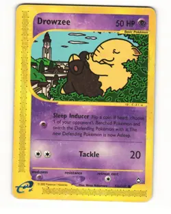 Drowzee 74/147 Common 2003 Aquapolis Pokemon HP - Image 1