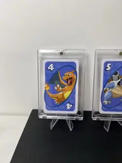 Charizard Blastoise Venusaur w/ Protector - Pokemon UNO Japanese Card Blue - Image 2