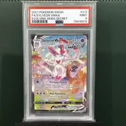 2021 POKEMON SWORD & SHIELD EVOLVING SKIES SECRET FULL ART/SYLVEON VMAX PSA 9 - Image 1