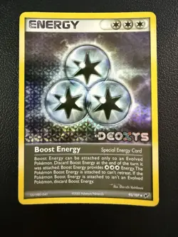 The Pokemon Company Boost Energy 93/107 EX Deoxys Reverse Holo Special Energy - Image 1
