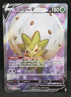 Eldegoss V Full Art 176/192 Swsh02 Rebel Clash Holo 2020 Pokemon - Image 1