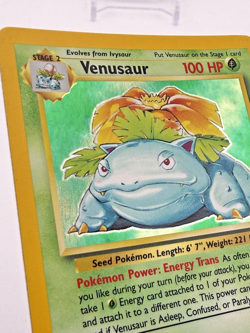 1999 Pokemon Base Set Unlimited Venusaur Holo - Rare Moderately Played - Image 4