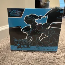 Pokemon Center Exclusive TCG Black Bolt ETB New Sealed in hand ships fast - Image 1