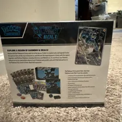 Pokemon Center Exclusive TCG Black Bolt ETB New Sealed in hand ships fast - Image 3