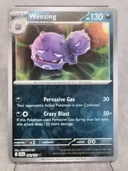 ✨Pokemon - Weezing - Reverse Holo - Uncommon - 092/159 - Journey Together (NM)✨ - Image 1