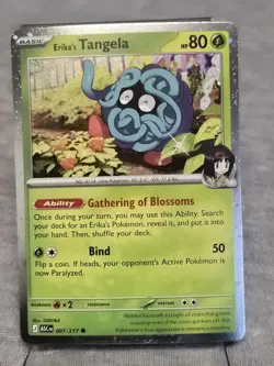 Erika's Tangela 7/217 Cosmo Holo Common NM | Pokemon Ascended Heroes - Image 1