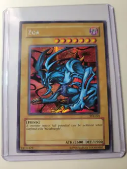 Yugioh Zoa TFK-001 Parallel Secret Rare LP Holo - Image 3