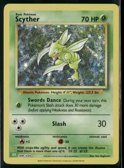 Trading Card Game Classic Scyther tcg - Image 1