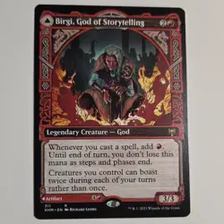 Mtg- Birgi, God of Storytelling (showcase) Rare EN Card #311 - Image 1