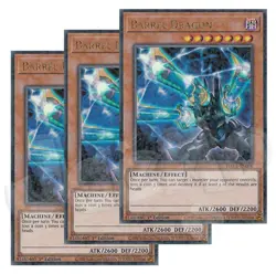 Yugioh - Barrel Dragon x 3 - 1st Edition Ultra Rare NM - Free Holo Card - Image 1