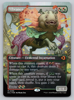 Vibrance FOIL Borderless - Lorwyn Eclipsed MTG - Image 1