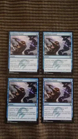 Magic: the Gathering / MtG Stubborn Denial x4 Khans of Tarkir - Image 1