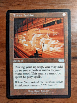 1x Thran Turbine - LP/MP - Urza's Saga - SPARROW MAGIC mtg - Image 1
