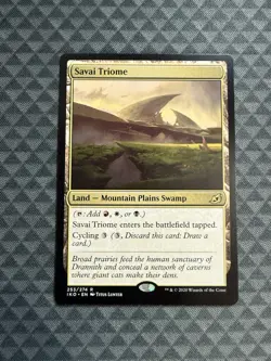 MTG Savai Triome #253/274 Rare Ikoria: Lair of Behemoths (IKO) - Image 1