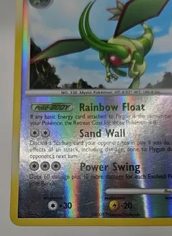 Pokemon - Flygon 5/111 - Platinum Rising Rivals - Reverse HOLO Rare - 2009 - LP - Image 3