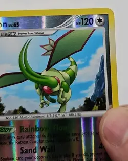 Pokemon - Flygon 5/111 - Platinum Rising Rivals - Reverse HOLO Rare - 2009 - LP - Image 5