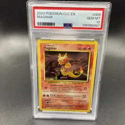 2023 POKEMON CLC-CLASSIC CHARIZARD & HO-OH EX DECK #006 MAGMAR PSA 10 - Image 1
