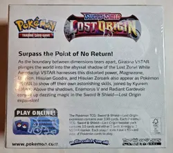 Pokemon Sword & Shield TCG Lost Origin Booster Box - 36 Packs Factory Sealed - Image 3