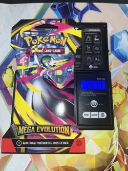 (VERY HEAVY) 32.99g Pokemon TCG Mega Evolution Sleeved Booster Pack (SEALED)✅ - Image 1